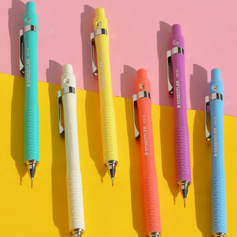 Staedtler farve automatisk blyant 1 stk 925 75 lav tyngdepunkt tegning pen 0.5mm studenter stang aktivitet blyant maleri værktøj