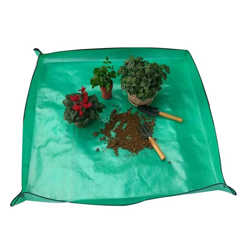 Plant Verpotten Mat, Waterdicht Thicken Transplanteren Vierkante Mat Bonsai Succulent Oppotten Tarp