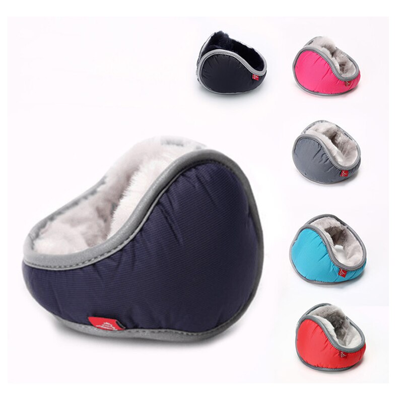 Vattentäta varma hörselkåpor vintervikbara reflekterande hörselskydd täcker kyltåliga justerbara hörselkåpor