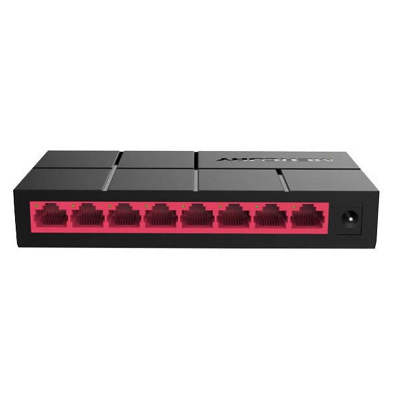 8-Port Gigabit Desktop Switch Compact 1000Mbps Ethernet LAN Hub Full/Half Duplex Silent Switch,US Plug: Default Title