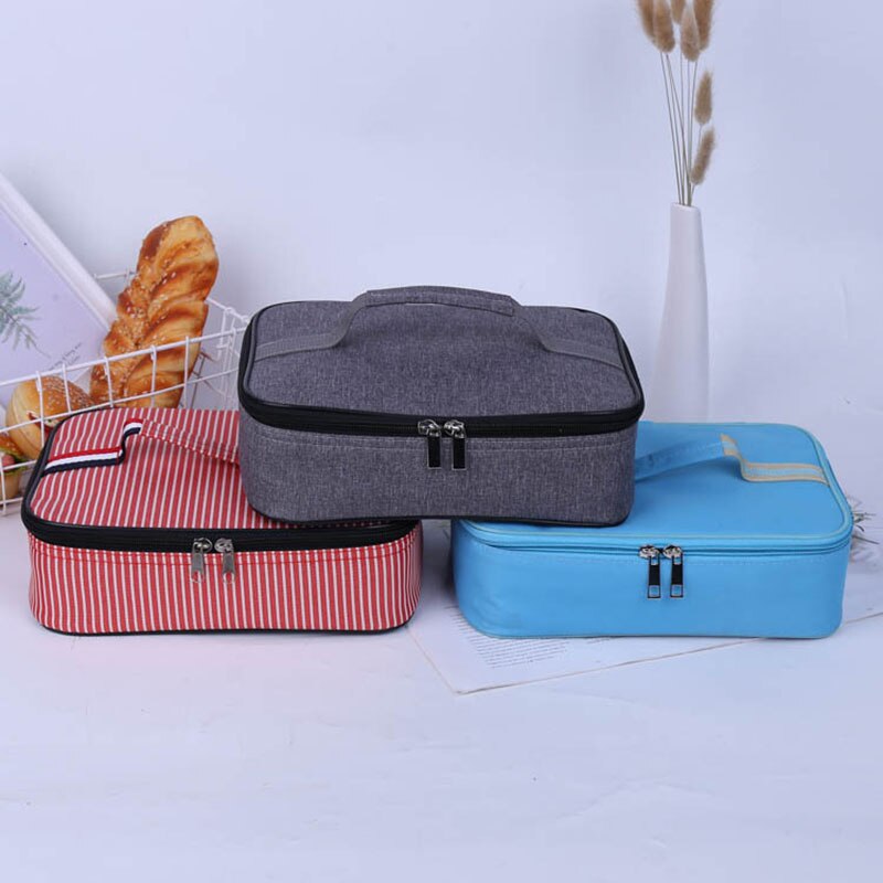 4.5L Cooler Lunch Bag Thermal Breakfast Box Portable Picnic Travel Cold Storage Bag Student Lunch Box Lunch Bag