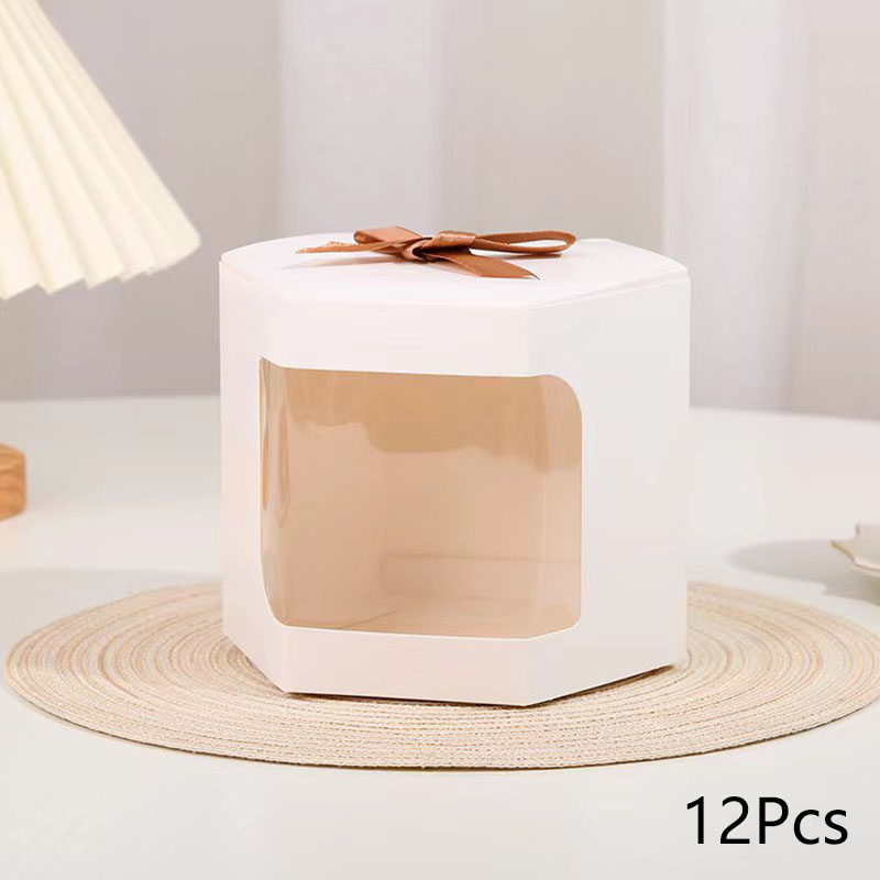 12PCS Multi Size Candy Cookies Boxes Candy Box Kraft Paper Packaging Box Wedding Bag Handmade Packaging Soap Chocolate: Light Grey / 28x10x35cm