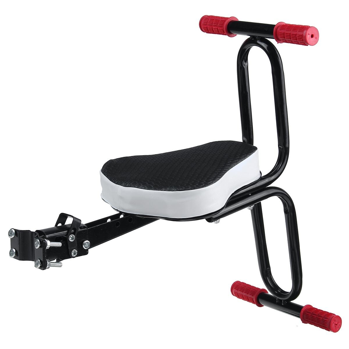 Siège enfant selle de vélo avant Portable pliable enfants chaise de sécurité siège avec main courante pour vélo pour 2 à 6 enfants pliable: Seat board double