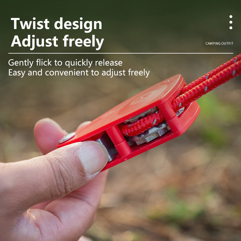 Verstelbare Katrolhaak Camping Tent Vastbinden Touw Spanner Ratel Hangers Luifel Touw Haak Luifel Gesp
