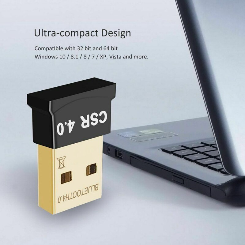 USB Bluetooth Mini Adapter CSR V 4.0 Dongle Dual Mode Wireless USB 2.0/3.0 bps for Windows XP Win 7