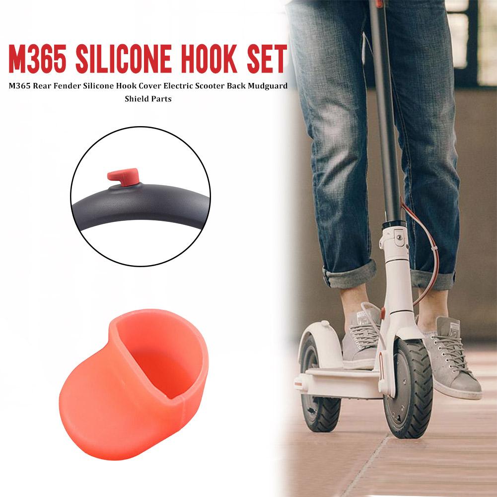 M365 Back Fender Guard Silicone Hook Cover Exquisite Electric Scooter Rear Mudguard Parts Necessary Outdoor Scooter Supplies