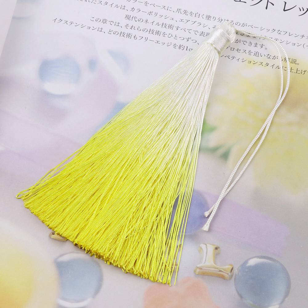 Boucles d'oreilles en Polyester à franges 13cm | 2 pièces, frange pour téléphone portable, bijoux à bricoler, chaîne porte-clés auto-même, boucle d'oreille, pendentif