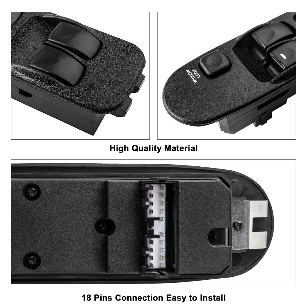 Schakelaar Ruitbediening Voor Mitsubishi Carisma 1995-2006 Voor Mitsubishi Space Star MR740599 MR792851 Switch Knop Auto