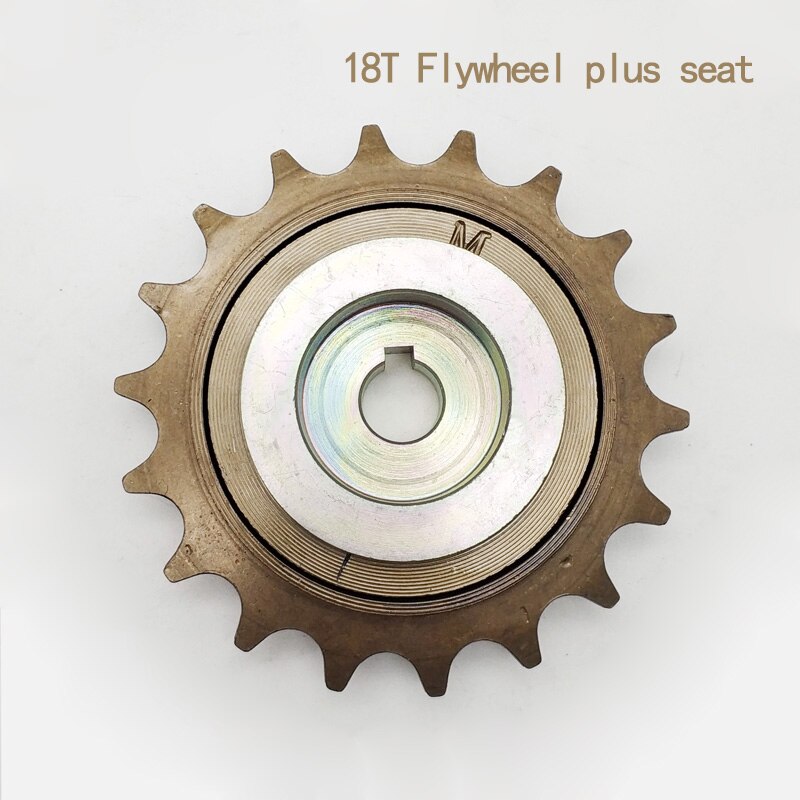 16T 18T 20T 22T Ebike Vrijloop Met Adapter Base Voor Unite Motor 1/2 "X" 1/8 "Chain Fit #410 Fietsketting Voor Links Drive Motor: 18T  Flyw plus seat