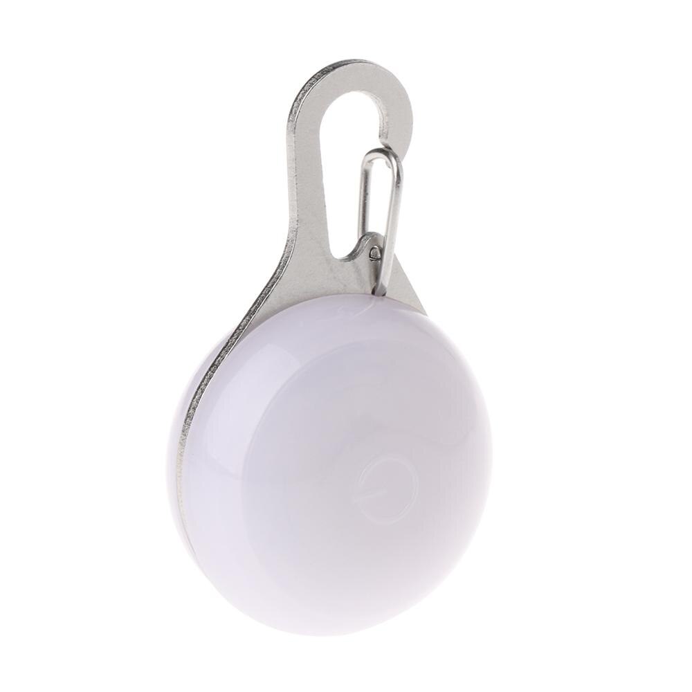 Pet Dog Pendant Safety LED Flash Light Glow Collar Puppy Dogs Cat Night Light Luminous Identify Pet Supplies 9 Colors C42: White