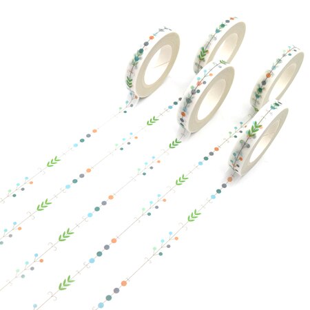 1Pcs Diy Galaxy Flower Tape Decoration Roll Diy Washi Decorative Sticky Paper Masking Tape Self Adhesive Tape Scrapbook Tape: 11