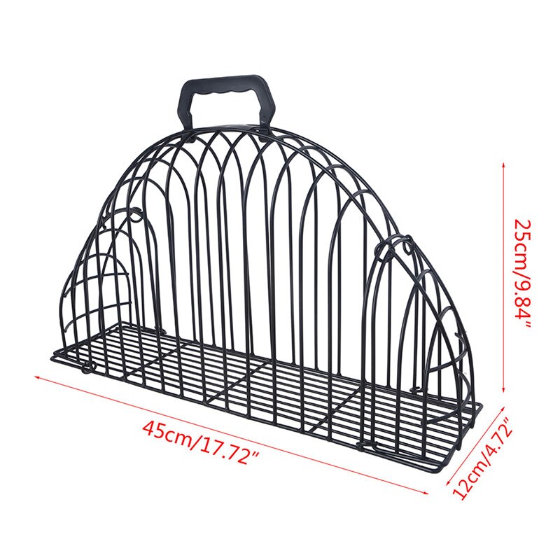 Anti-grab Kitten Washing Bathing Metal Cage 2 Door Lightweight for Cat Shower Bath Hair Dryer Pet Supplies
