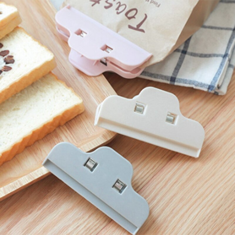 Plastic afsluitclip keuken voedsel opbergzak sealer thuis wasknijper kantoor papier dossierklem snack seal zak houder