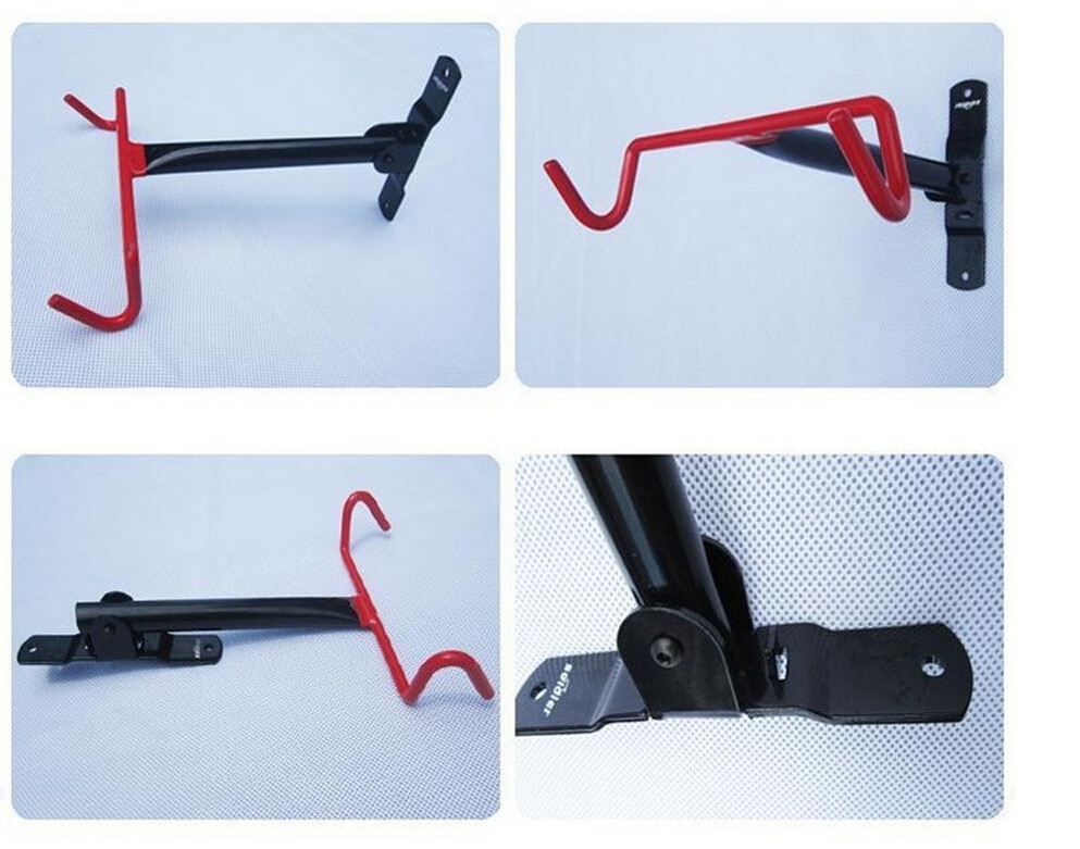 Fiets Muur Mount Cargo Rack Versterken Effen Stale... – Vicedeal