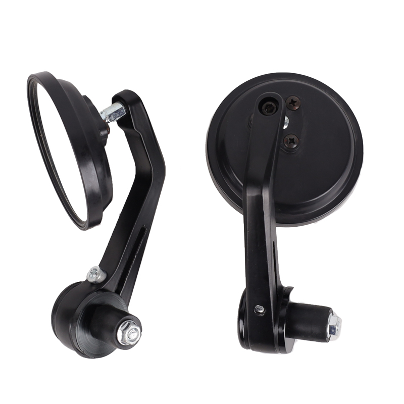 Accessori per moto Specchietti posteriori con estremità barra tonda da 7/8 "per Cafe Racer Specchietti laterali per moto Specchietto retrovisore per scooter per moto