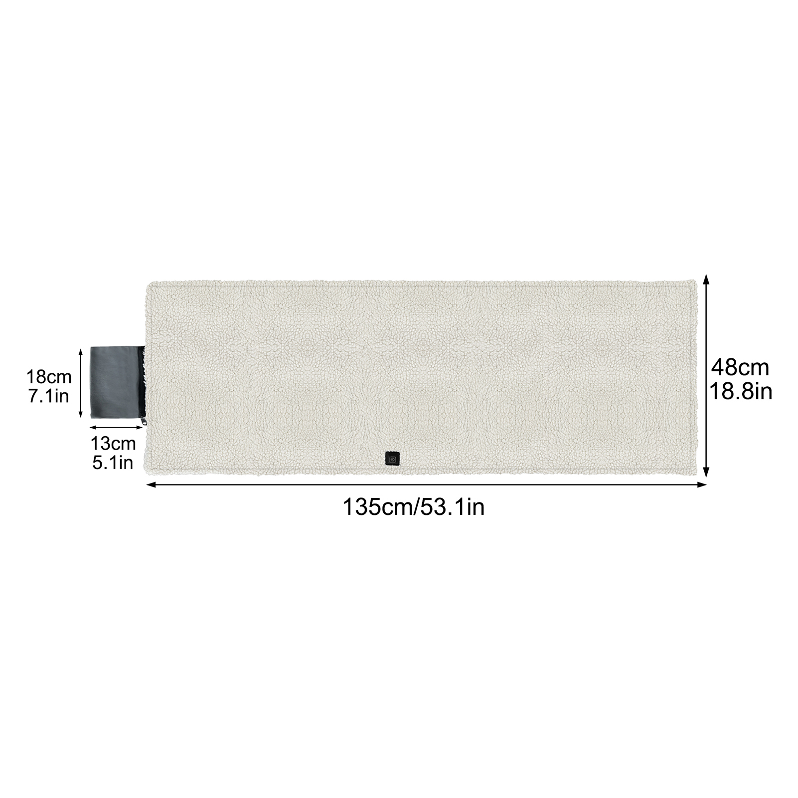 Elektrische Verwarmde Sherpa Stoel Pad Temperatuur Verstelbare Stoel Mat Voor Stoel Bank Bank