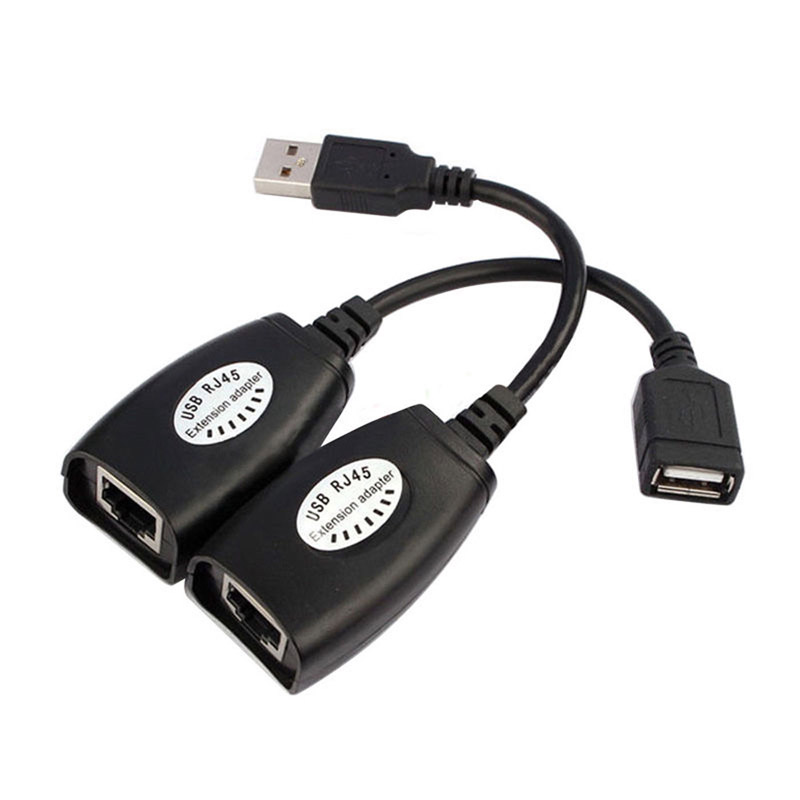Mini USB 2.0 naar CAT5E RJ45 LAN Modem USB Extension Extender Adapter aux kabel Adapter Converter US