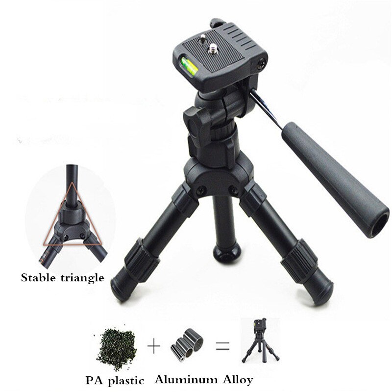 Mini macro esterno treppiede Portatile Professionale di Viaggio di Alluminio Allungabile Treppiedi di Macchina Fotografica per REFLEX DSLR Macchina Fotografica Digitale: Default Title