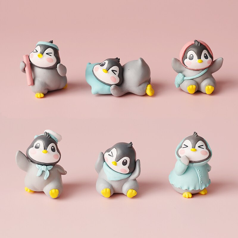 Sneeuwvlok pinguïns decoratie iglo jongen meisje ster taart toppers voor kinderen verjaardagsfeestje benodigdheden valentijn bakken zoet