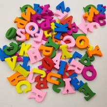 100pcs/Set DIY Wood Wooden Letter Alphabet Word Free Standing Scrapbooking Carft For Decoration Kids Toys For Children
