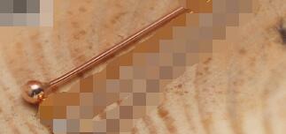 925 Sterling Silver Pin Ball Head Pins Needles 20MM 30MM 40MM Length For DIY Jewelry Findings Accessories 50pcs/lot: Rose Gold Color / 20mm