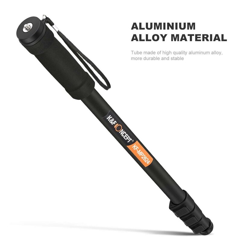 ABGN -K&F Concept Compact Camera Monopod Aluminum Lightweight 67 inch For Canon Nikon Sony