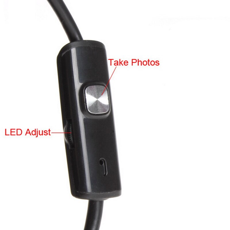 Android USB Endoskop Kamera 5,5mm Objektiv 1/2/5/10 m Kabel HD Industrie Endoskop Mini kamera Wasserdicht 6 LED Licht