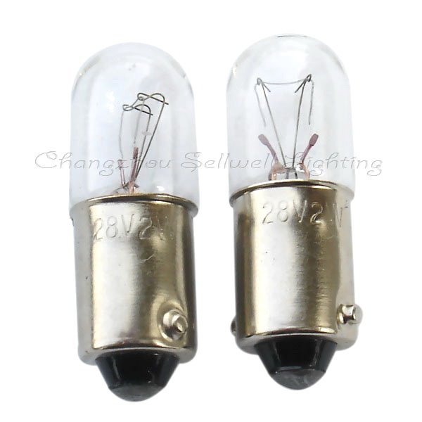 Directe Verkoop Professionele Ce Lamp Edison Edison Goed! Miniatuur Lamp Licht 28 V 2 W Ba9s T10x28 A110