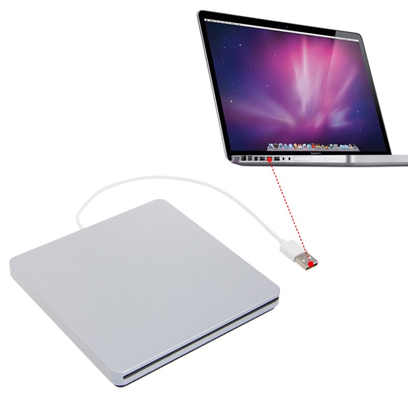 External USB DVD RW Drive Enclosure Case for macbook Pro Air Optical Drive Y5LC