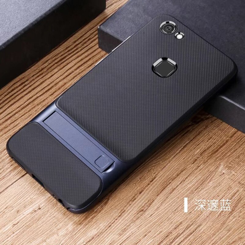 Leuke Mobiele Telefoon Cover Voor Vivo V7 Plus V7Plus Case Cover 5.99 &quot;3D Kickstand Silicone Pc Hybrid 360 Beschermende y79 Armor Shell: Royce Navy