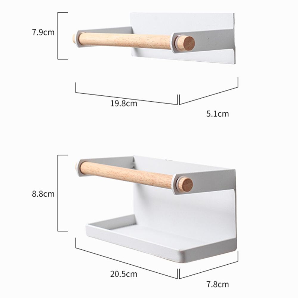 White Portable Wall Mounted Umbrella Stand Rack Magnet Umbrella Storage Holder Shelf for Home Office Umbrella Holder