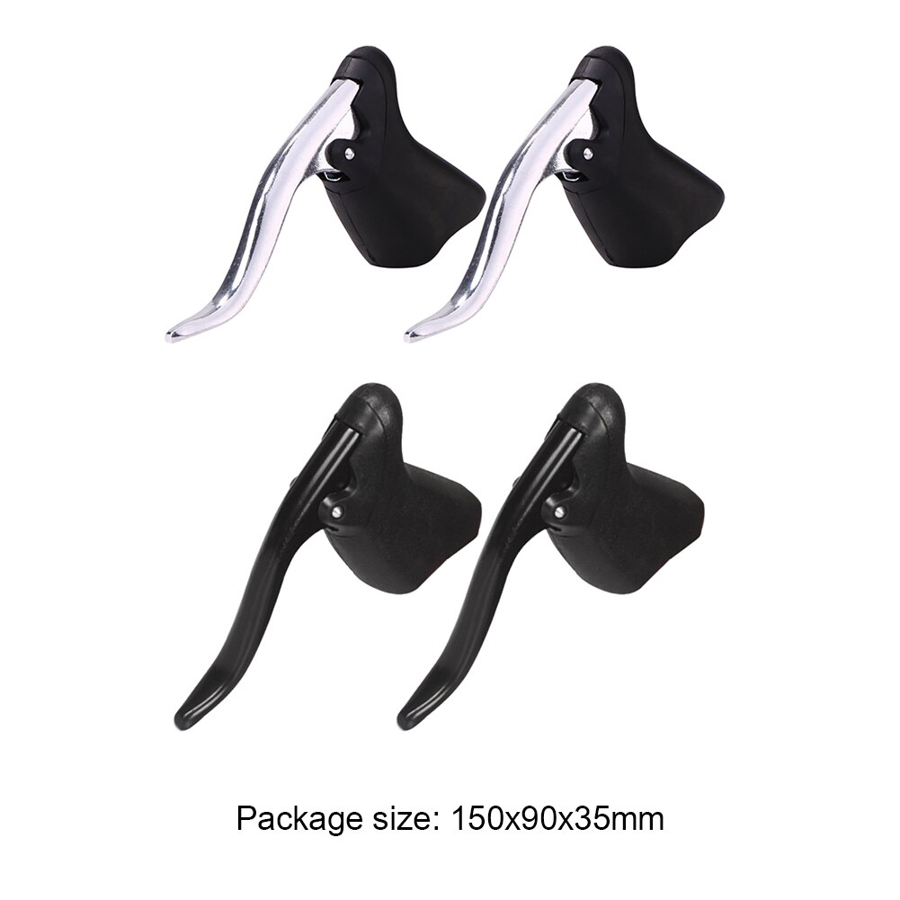 1 Pair Lightweight Bicycle Brake Handle Bike Mountain Bike Cycling Brake Levers Front &amp; Rear Brake Levers Handlebar Set