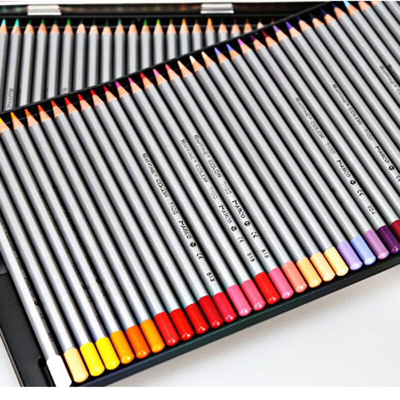 72 Kleuren Olie Kleur Potlood Raffine Fine Art Lapis De Cor Professionele Pastille Gekleurde Schetsen Tekening Potloden