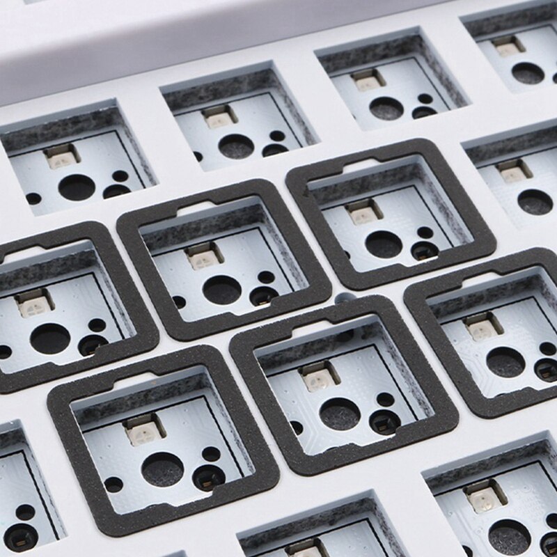 120Pcs/Pack Mechanical Keyboard Switch Pad Single Switch Film Foam Material Positioning Plate Foot Pad Anti-Static