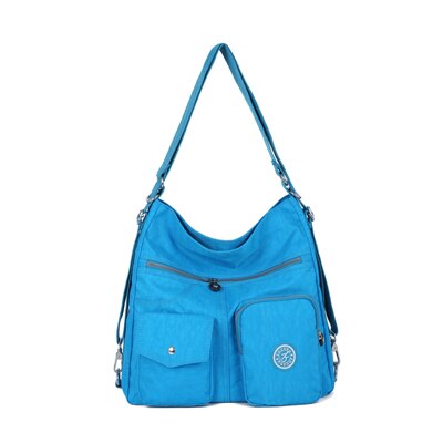 Sac Messenger femme Double Sac à bandoulière sacs à Main de en Nylon femme Sac à bandoulière Bolsas Sac à Main: Sky blue