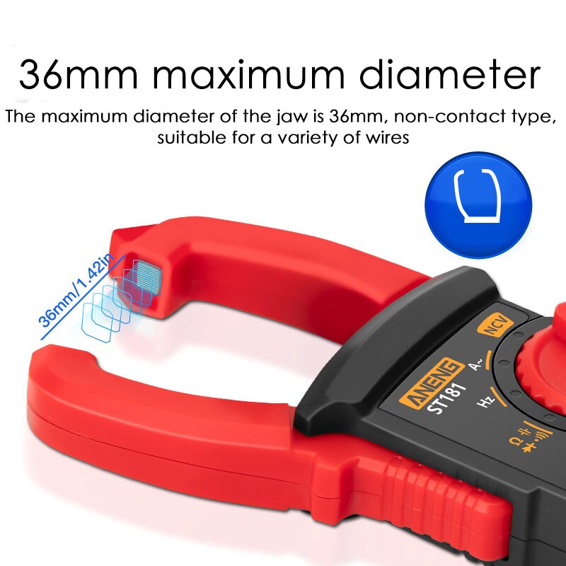 digital multimeter spenningsstrøm tester måler klemme digital spenning klemme måler spenning strømmåler klemvolt klemme