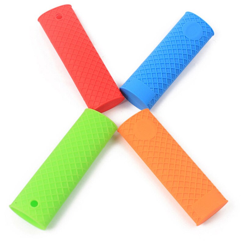 Funda para asa de cazo antideslizante, piezas de utensilios de cocina, herramientas de cocina únicas, olla de silicona, mango de sartén