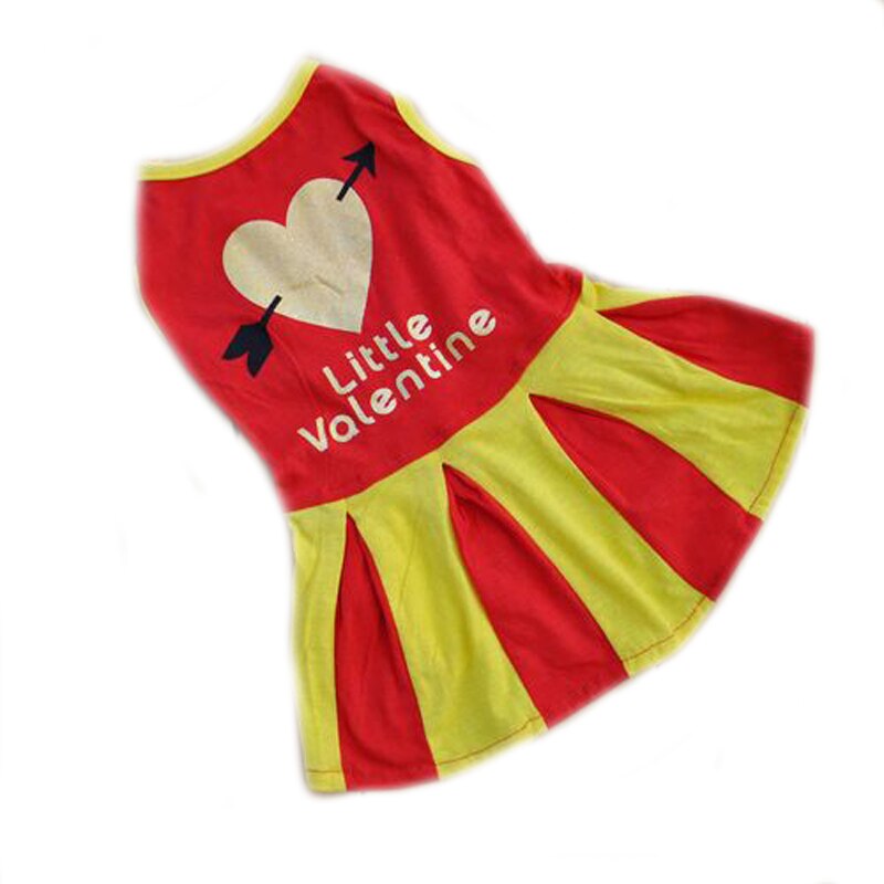 Pet Dog Clothes Summer Dog Print Dress for Small Dogs Clothing Wedding Skirts Lovely Cat Dresses Party Pet Apparel DOGGYZSTYLE