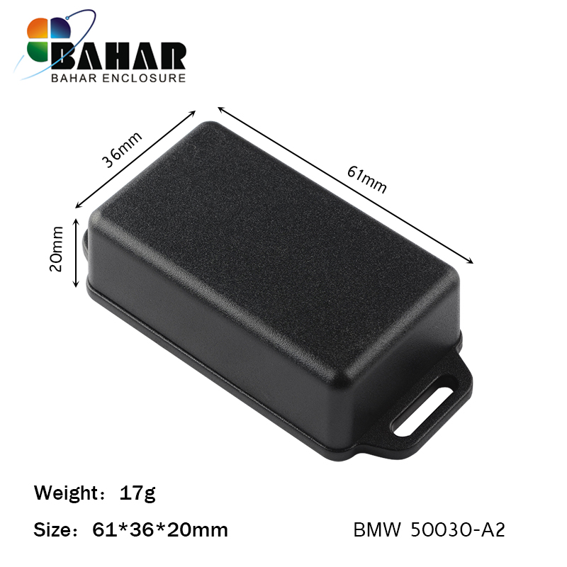 10PCS/lot wall mounted junction box small outlet control switch box plastic housing DIY electronic project enclosure 61*36*20mm