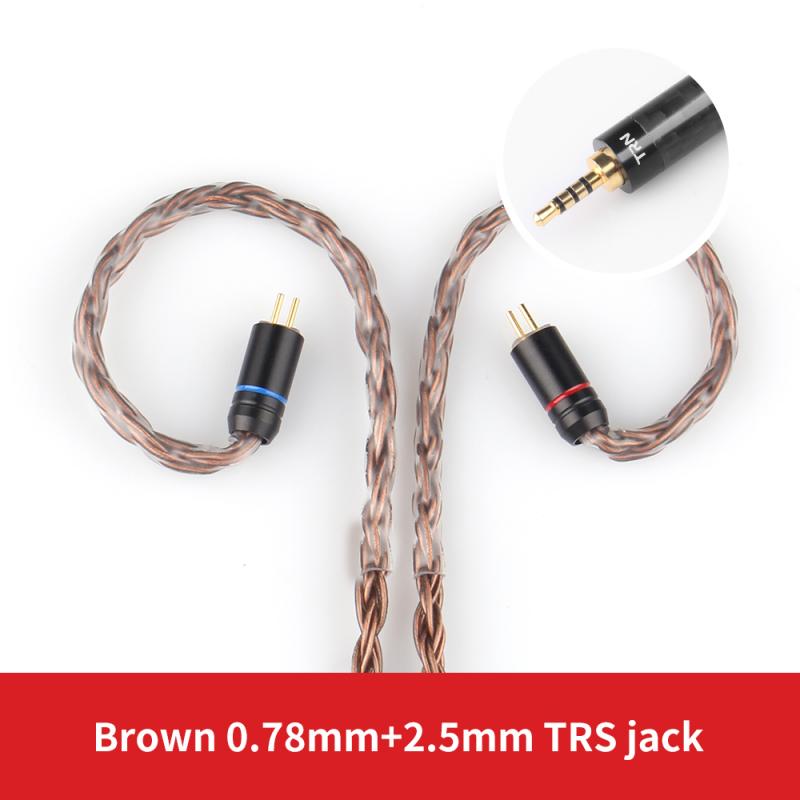 16 core-strand Silver Plated Balanced Cable To 0.75 0.78 2pin/mmcx Connector Hifi MMCX Upgrade Cable For TRN V80/KZ/TFZ: 11