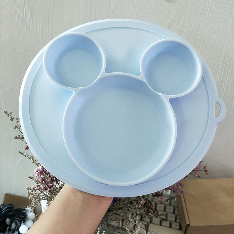Bol Con Ventosa De Silicona Para Niños, Plato Infantil, Plato De Silicona Para Bebé, plato De Alimentación De Bebé