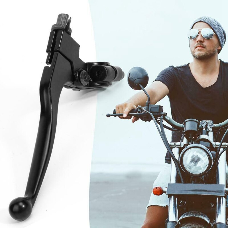 Alumínio 22mm 7/8 Polegada esquerda guiador alavanca da embreagem para pit dirt bike motocicleta atv freios peças