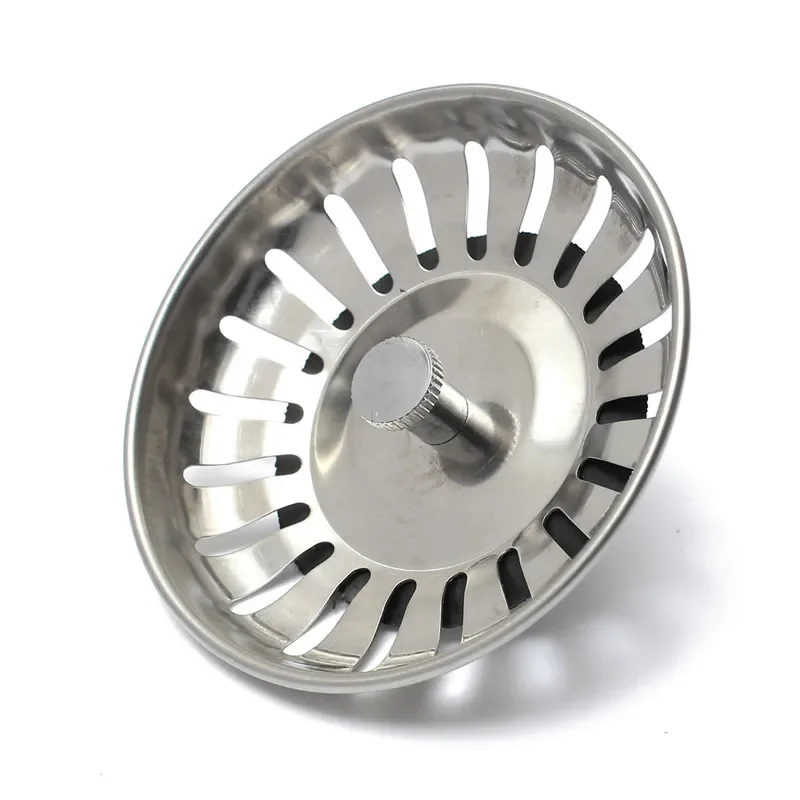 1 Stuks Rvs Vervanging Zeef 79 Mm Keuken Water Wastafel Gootsteen Afdruiprek Zeef Uitloog Mand Afval Plug Stopper filter