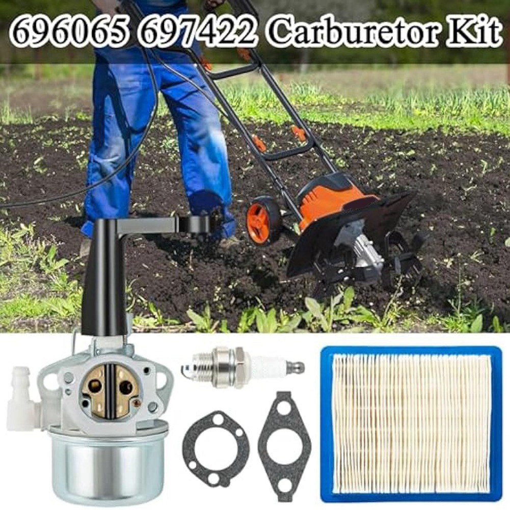 696065 697422 Vergaser für Briggs&Stratton 110402 110412 215369 5 PS, 5,5 PS, 6 PS, 6,5 PS, 7 PS, Pinne-Motorvergaser mit Dichtung