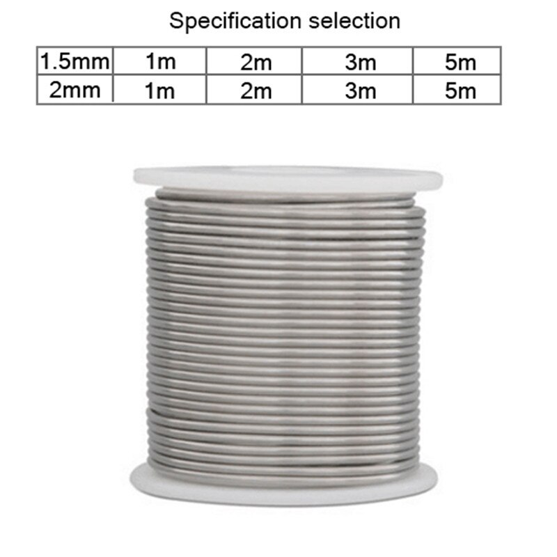 Alambre de soldadura de estaño, colofonia de plomo de 5/10mm, 1/0,8 Uds. 38x11mm contenido fundente 2.0% Reparación de soldadura herramientas para eléctrico de soldadura