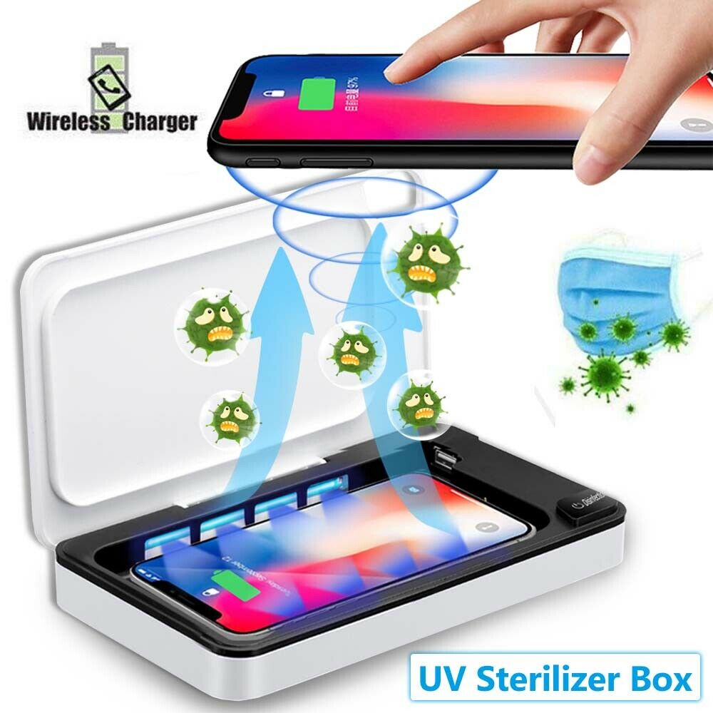 Mobiele Telefoon Uv Sterilisator Box Draagbare Ultraviolet Licht Desinfectie Opslag Case Sanitizer Voor Sieraden Smart Horloge Sieraden