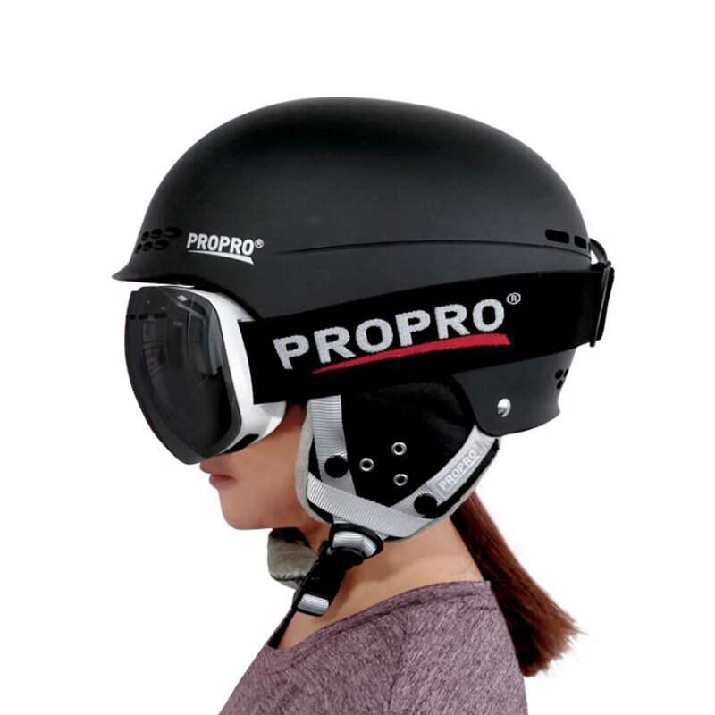 男/女性スキーヘルメット冬ぬいぐるみスノーボードヘルメットスケートマスクバイクサイクリングクライミングスポーツ安全、PROPRO-011