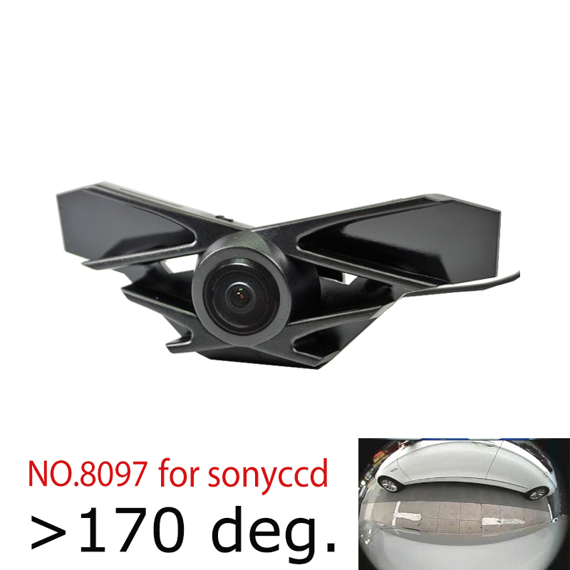 Appr . 180 deg ccd hd bil grille kamera til lexus nx sport vision til lexus nx år forfra kamera: 8097 sonyccd fiskeøje