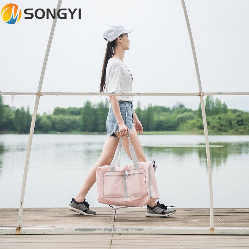 SONGYI Sports Handbag Solid Fitness Yoga Training Bag Short-distance Sports Shoulder Portable Men Women Luggage Bag Y189