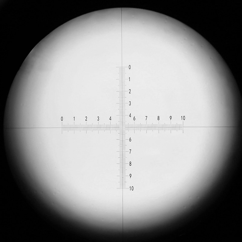 YEGREN MS-1-X 0.1mm Microscope Eyepiece Micrometer – Ocular Calibration Cross Ruler C7 Optical Glass